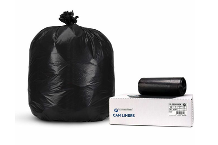 Black LD Can Liner - 38"x58", 100/cs