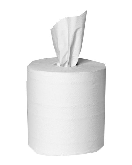 Universal Center Pull Towel, 2-Ply, White, 6 Rolls per Case