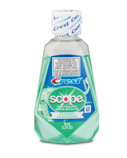 Crest Scope Mouthwash – 1.2 oz Classic Mint (180 Bottles/Case)