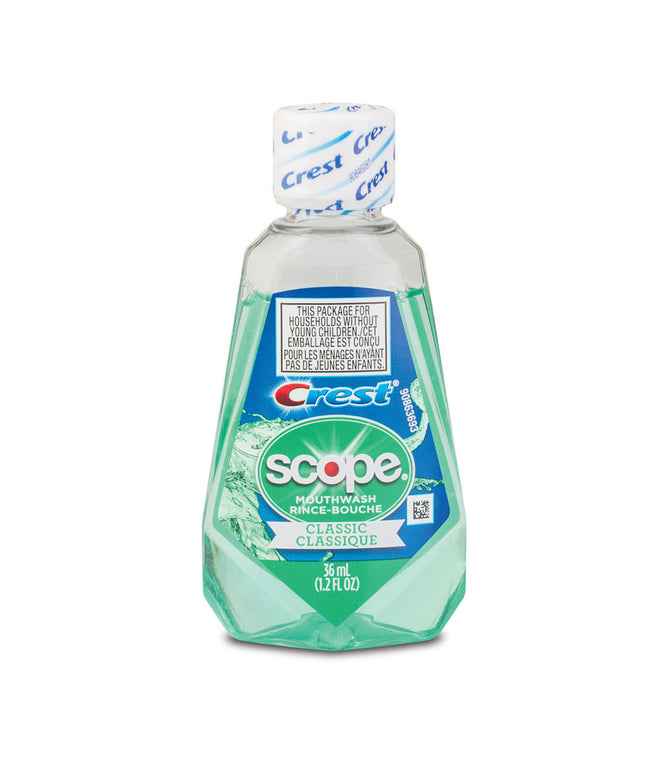 Crest Scope Mouthwash – 1.2 oz Classic Mint (180 Bottles/Case)