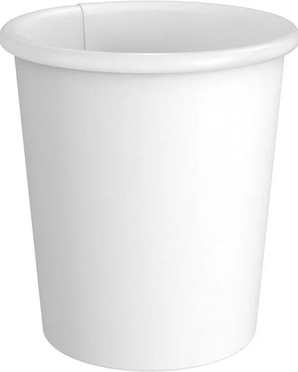 4 oz White Paper Cups – 1,000/Case | Disposable Drinkware for Hotels & Commercial Use