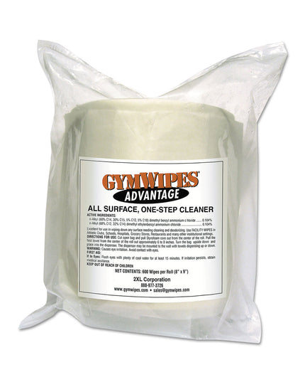 Gym Wet Wipes – Cleaning & Deodorizing, 6x8", 900 Count