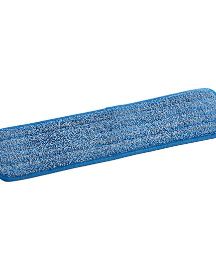 18” Economy Microfiber Looped Flat Mop Pad – 300 GSM, Hook & Loop Backing