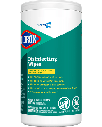 CloroxPro® Disinfecting Wipes – 75 Count, Pack of 6