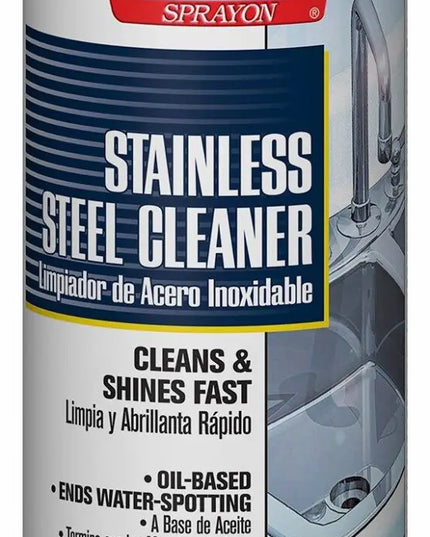 Champion Sprayon Stainless Steel Cleaner & Polish – 16 oz Aerosol, 12/Carton