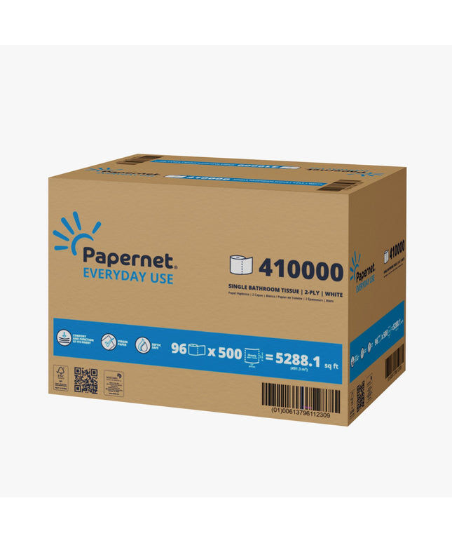 Toilet Paper Paper Net – 96/Case, 500 Sheets Per Roll