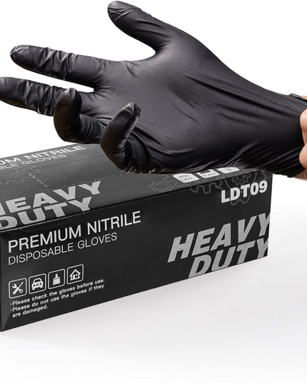 Nitrile General Purpose Gloves, Powder-Free, Small to X-Large, 10 Boxes of 100 (1000 Gloves per Case)