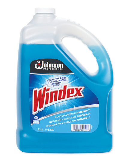 Glass Cleaner with Ammonia – Gallon, 4/CS