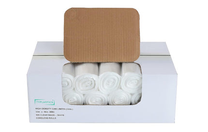 Clear HD Can Liner - 33"x40", 500/cs
