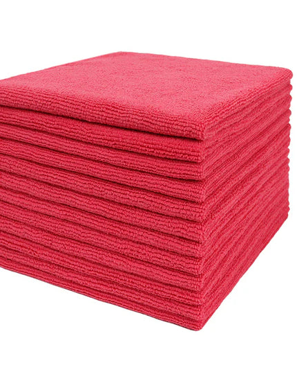 Heavy Duty Microfiber Multipurpose Cloth, 24 Pack, Red/Yellow/Blue